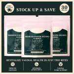 Premium Women's Health Gummy Vitamins Organic PH Balance Vaginal Herbal Extract Antioxidant Probiotics