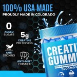 Sugar-Free Creatine Gummies 5000mg - Pre Workout Supplement with Creatine Monohydrate