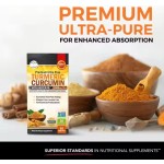 Adult Ginger Turmeric Curcumin Black Pepper Capsules Organic Immune System and Joint Support Supplements