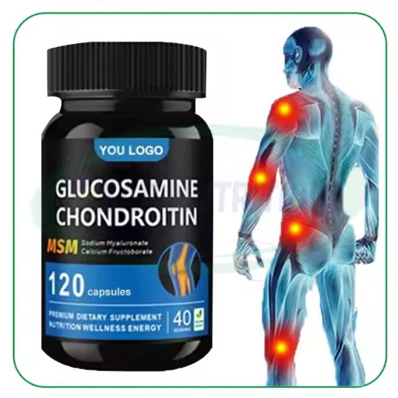 MSM Tablets for Health Support Joint Bone Collagen Glucosamine Chondroitin TK Supplements for Adults for Pregnant Women Halal