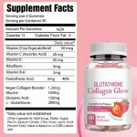 Skin Brightening and Whitening Collagen Candy Supplement with L-Glutathione Skin Replenishment and Brightening