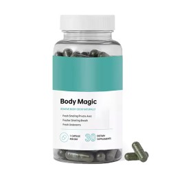 Body Magic Chlorophyll Capsules - Natural Deodorant for Body Odor, Fresh Breath & Underarms