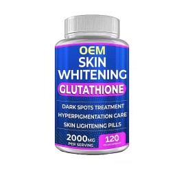 Hot Selling L-glutathion 5000 G Halal Soft Gel Capsule 5000Mg Care Set Pill Skin L-glutathione Whitening Tablet