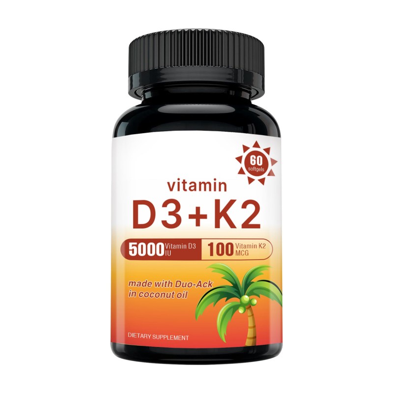 Vitamin D3 Capsules - Supports Bone Health & Immune Boost, High Potency for Adults