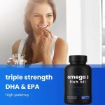 Halal Deep Sea Fish Oil Supplements Soft Capsule Omega 3 Fish Oil Capsules Enhancement of Immunity