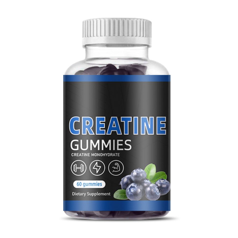 Creatine Monohydrate Gummies - Fast-Dissolving Pre-Workout Muscle Fuel with Electrolyte Synergy