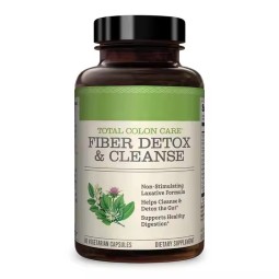 Colon Care Fiber Cleanse Capsules with Herbal Probiotics Digestive Enzymes for Healthy Elimination Digestion Loss Weight Detox