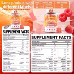 Halal Sugar-Free Vitamin ADK+B12 Gummies 60Pcs - 5000IU D3 & 2500mcg B12 for Vision & Bone