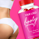 Private Label Organic Butt Enhancement Gummies with 9 Herbal Extracts - Vegan Booty Booster for Women's Curves Lift
