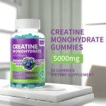Private Label Pre Workout Supplement Creatine Monohydrate Energy Gummy Creatine Gummies for Muscle Growth