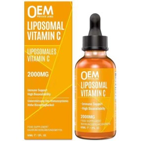 High Bioavailability Liposomal Vitamin C Liquid Drops - Immunity & Antioxidant Supplement for Adults | OEM & ODM Available