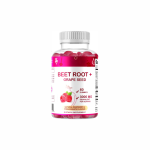 Pure & Fruit Extract Beetroot Gummies | Dietary Supplement | Made with Vitamin B6, B12, Grape Seed, Pomegranate