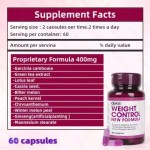 Herbal Extract Supplement Weight Loss Pill Capsule Vegan Intestinal Cleansing and Detoxification
