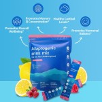 Mix for Adults Magnesium Electrolyte Vitamin D3 Supplements Powder for Calm and Stress Relief