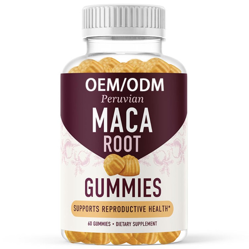 Premium Red Maca Root Gummies for Libido Support and Energy Boost 60 Gummies