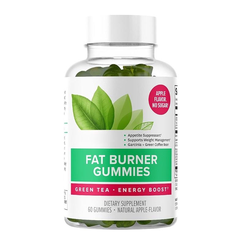 Fat Burner Gummies & Green Tea Energy Boost Food Grade Supplement for Weight Loss & Vitality