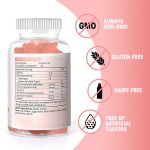 Vegan Biotin Collagen Gummies for Hair Growth and Skin Radiance with Vitamin C 60 Gummies