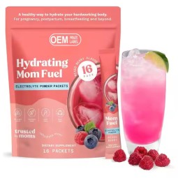 Mom Fuel Electrolyte Powder Mix Hydration Support Vitamins Supplements for Pregnant Women and Adults