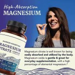 Magnesium Citrate Capsules with Zinc Supplement Bone Heart and Joint Support Heart Health Bone Development