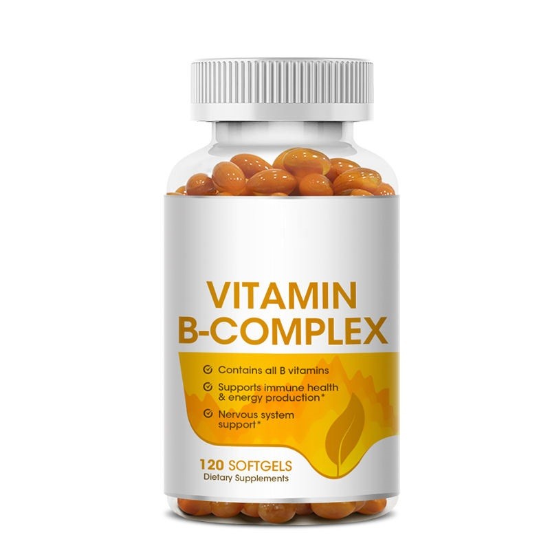 Softgels B Vitamin Complex to Promote Brain Health Food Supplement Softgels Multivitamin Brain Development