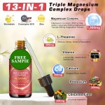 Magnesium Complex Supplement Vitamins Citrate Glycinate Magnesium Liquid Multivitamin Supplement