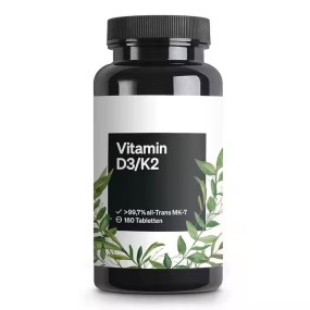 Vitamin K2 D3 Vegetarian Capsules Herbal Extract Sugar-free Energy Supplementation Improves Immunity Multivitamin