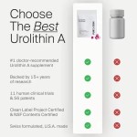 Urolithin a Healthy Aging Support Cellular Renewal Mitoceutical Muscle Strength Longevity Gummies