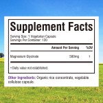 Magnesium Glycine Capsules Healthy Sleep Muscle Recovery Magnesium Threonine Supplement