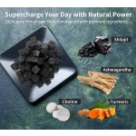 Himalayan Shilajit Gummies with Ashwagandha Natural Minerals for Energy Support, Individually Wrapped Sugar-Free Supplement