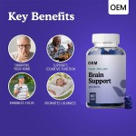 Brain Boost Soft Gummy Focus Memory Clarity Vegetarian Brain Support Softgels Brain Health Supplement