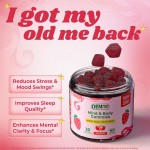 Private Label GABA L-Theanine Adult Supplement Gummies for Focus, Mood, Calm, and Sleep Support