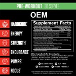 High Performance Pre-Workout Energy Powder for Adults - Boost Endurance & Strength