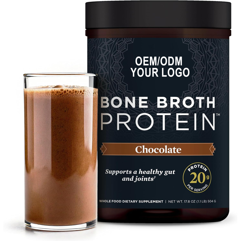 OEM ODM Calcium Protein Powder for Bone Density, Height & Muscle Growth Custom Chocolate Flavor