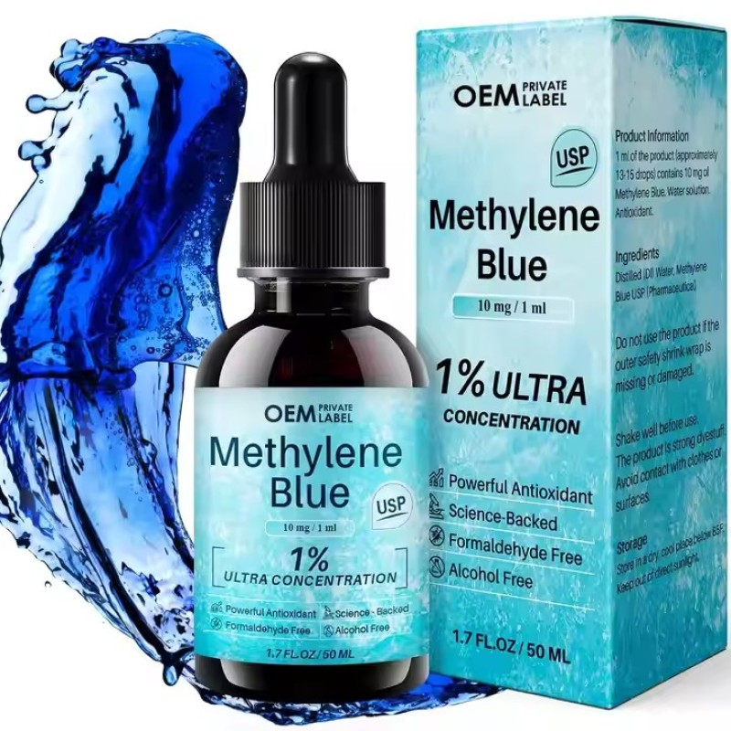 Biochealth OEM Methylen Blue 1% - Liquid Drops Strength Formula, Increased Absorption, Brain Supplement