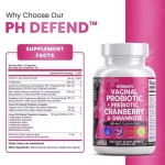 Probiotics Prebiotics Cranberry Mannose Capsules Silentwolf Capsules Integrated Probiotic Capsules Vagina Health Women