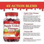 OEM ACV Gummies with Vitamin C & Biotin for Enhanced Hair, Skin, and Nail Health