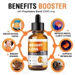 Advanced Liquid Weight Loss Supplement with Apple Cider Vinegar and Garcinia Cambogia Oral Vitamins for Metabolism Boosting