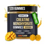 Private Label Pre Workout Supplement Creatine Monohydrate Energy Gummy Creatine Gummies for Muscle Growth and Energy Boost