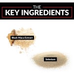Maca Gummies for Muscle & Immune Support - Black Maca Extract with Selenium, Vegan-Friendly