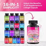 Female Supplement Inositol Berberine D-Chiro Inositol Capsules Support Estrogen Metabolism and Hormone Balance