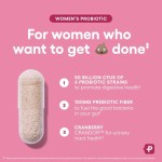 Organic Cranberry Vaginal Probiotics Capsules PH Balance With Prebiotics Blend Women Healthy Flora