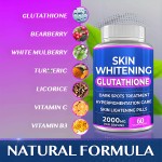 Halal Certified 5000mg L-Glutathione Softgel Capsules - Skin Whitening & Anti-Aging Supplement for Women