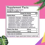 Men Digestive Health Enzymes Prebiotics Capsules for Saw Palmetto Cranberry Gut Immune Prostate Urinary Tract Health
