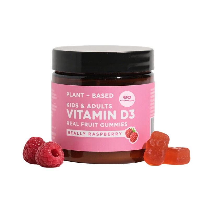 Adults & Children's Vitamin D3 1600IU Vegetarian Gummy Supplement Dosage Form Gummy Candy Available for Sale