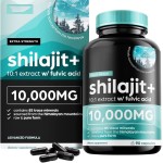 Premium Shilajit Capsules for Enhanced Energy, Strength, and Focus - Rich in Fulvic Acid