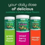 OEM Organic Super Greens Powder with Probiotics, Enzymes, Vitamins for Detox and Digestion