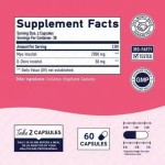Inositol and D-Shiro Inositol Supplement Capsules for Balancing Female Hormones, with a Beneficial Ratio of 40:1