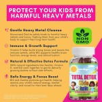 Natural Zeolite Detox Gummy Candy, Children's Heavy Metal Micronized Zeolite Vitamin D3 B12