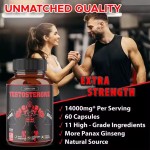 OEM Support Strength Immune Boost Energy Tribulus Terrestris Extract Maca Root Supplement Testo Supplement Ashwagandha Capsules