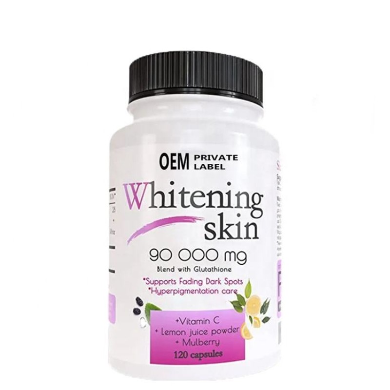Skin Whitening Pills - 1500mg Per Serving, Melanin Reduction for Face & Body Brightening